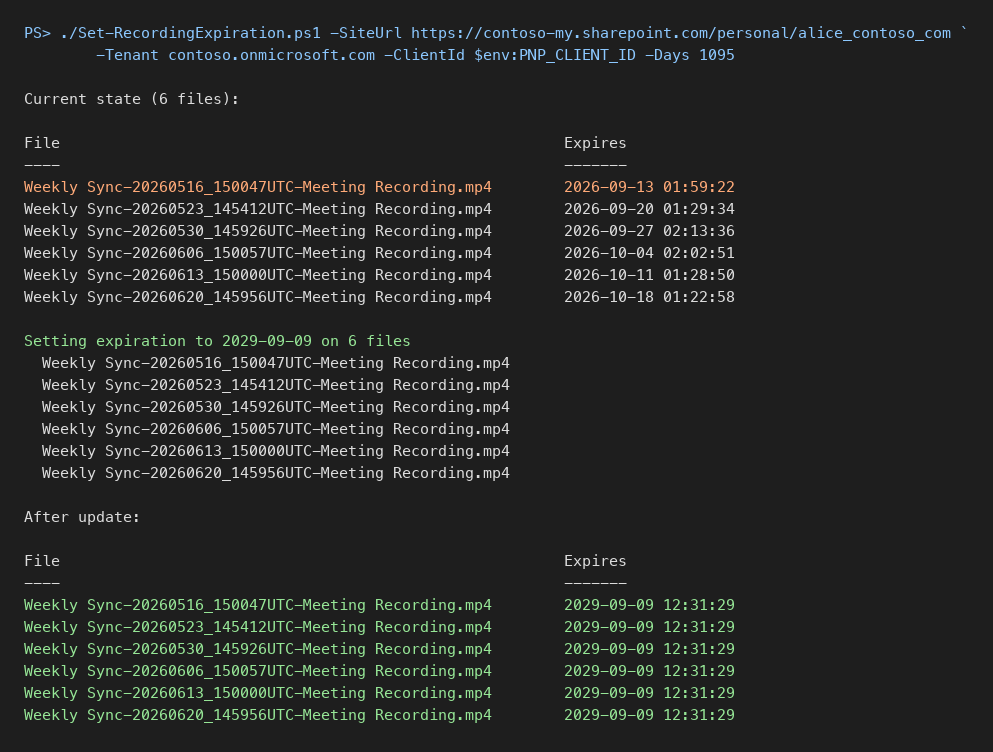 Example Screenshot