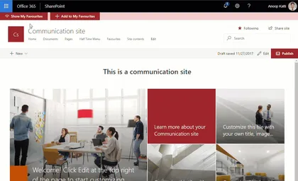 My Favourites Application Customizer