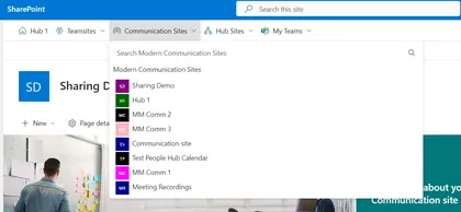 Search driven navigation