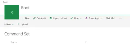 Custom Command Bar Command Set Customizer