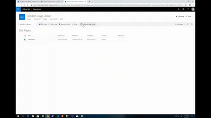 Modern Page Model with PnP/PnPjs