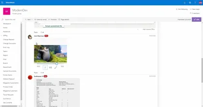 Advanced Comments Box Web Part
