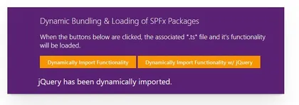 Dynamic Bundling Web Parts & Loading of SPFx Packages