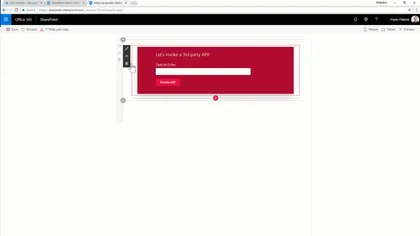 Consuming Third Party APIs secured with Azure Active Directory within SharePoint Framework Web Part