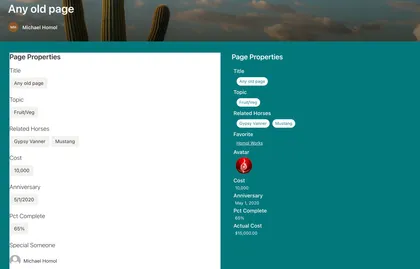 Advanced Page Properties Web Part