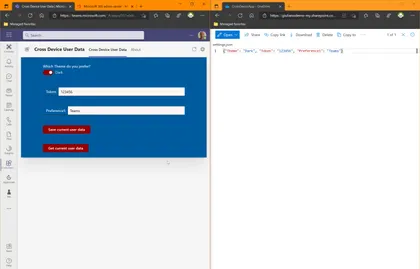 Cross-Device Data Web Part