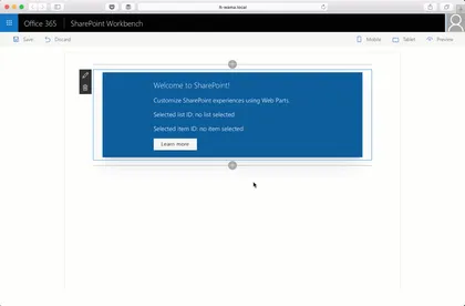 Custom property pane controls web part