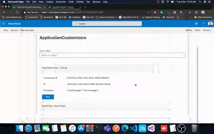 Edit Application Customizers Web Part