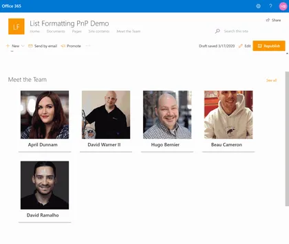 Enhanced List Formatting Web Part