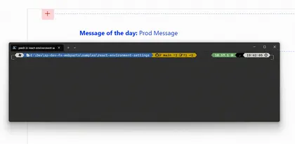 SPFx environment settings management web part