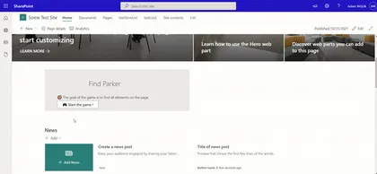 Find Parker Web Part