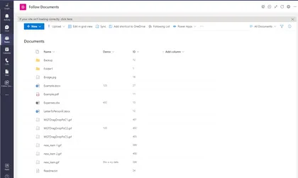 Follow Document Web Part