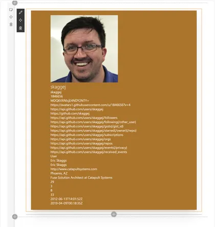 GitHub Badge Web Part (React)