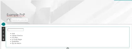 React Hooks Form Web Part