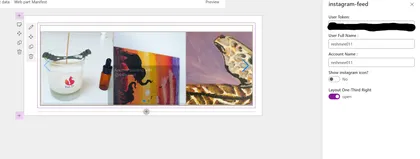 Instagram Feed Web Part