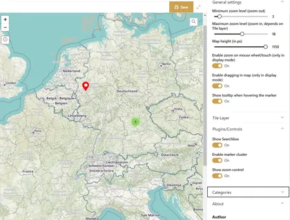 Interactive Map Web Part