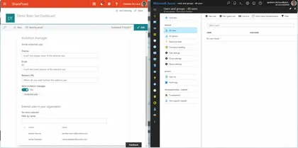 Azure Active Directory invitation manager Graph API samples