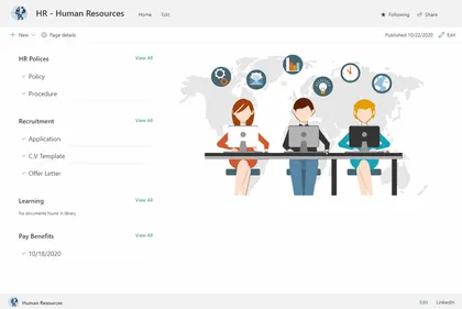 List Items Menu Web Part