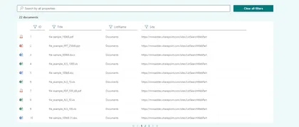 List Search Web Part