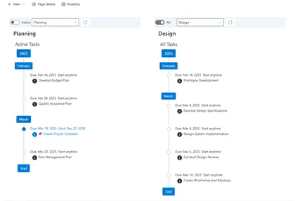 M365 Planner Timeline Web Part