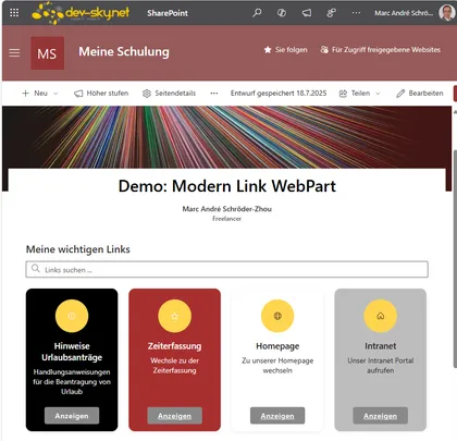 Modern Link Presenter