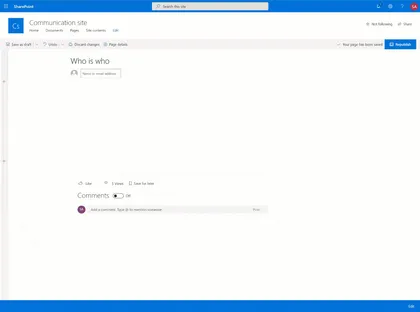 Microsoft Graph People Search Web Part