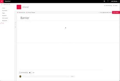 News Banner Web Part