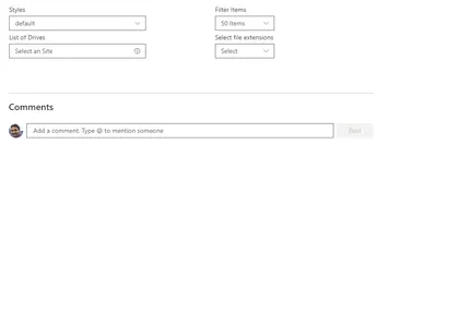 OneDrive Finder Web Part