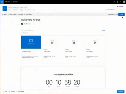 Page Sections Navigation Web Part