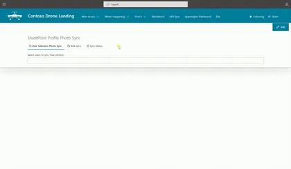 SPUPS Photo Sync Web Part