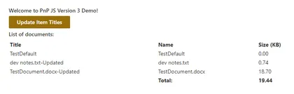 pnp/js and ReactJS Functional Components