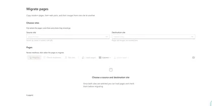 Page Migration Admin