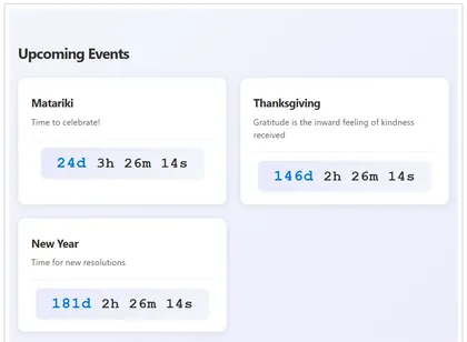 Countdown Timer Web Part