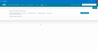 SPUPS Property Sync Web Part