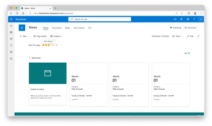 Star Ratings Web Part