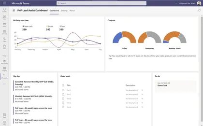 Lead Dashboard Web Part