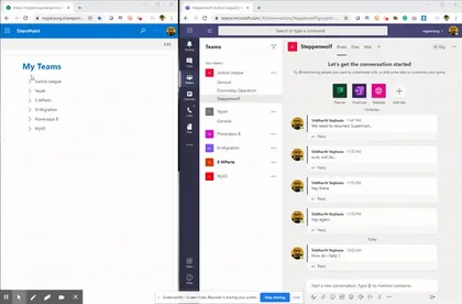 Teams Messages Web Part