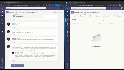 Send Notifications in Teams Web Part