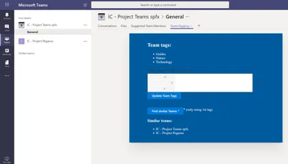 Tag Teams using a TermSet in SharePoint