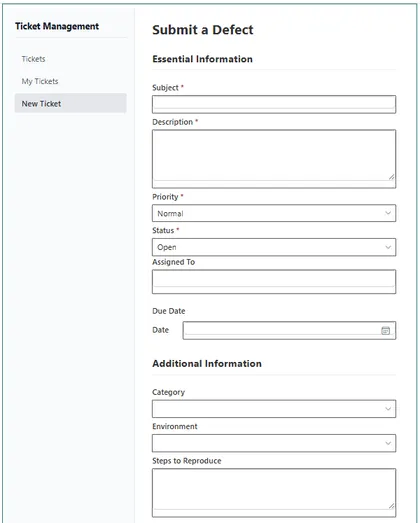 Ticket Management App