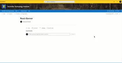 Video Banner Web Part