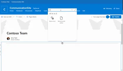 World Clocks Web Part