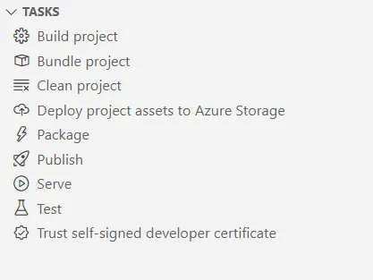 tasks
