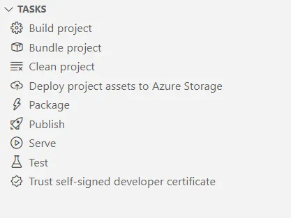 tasks