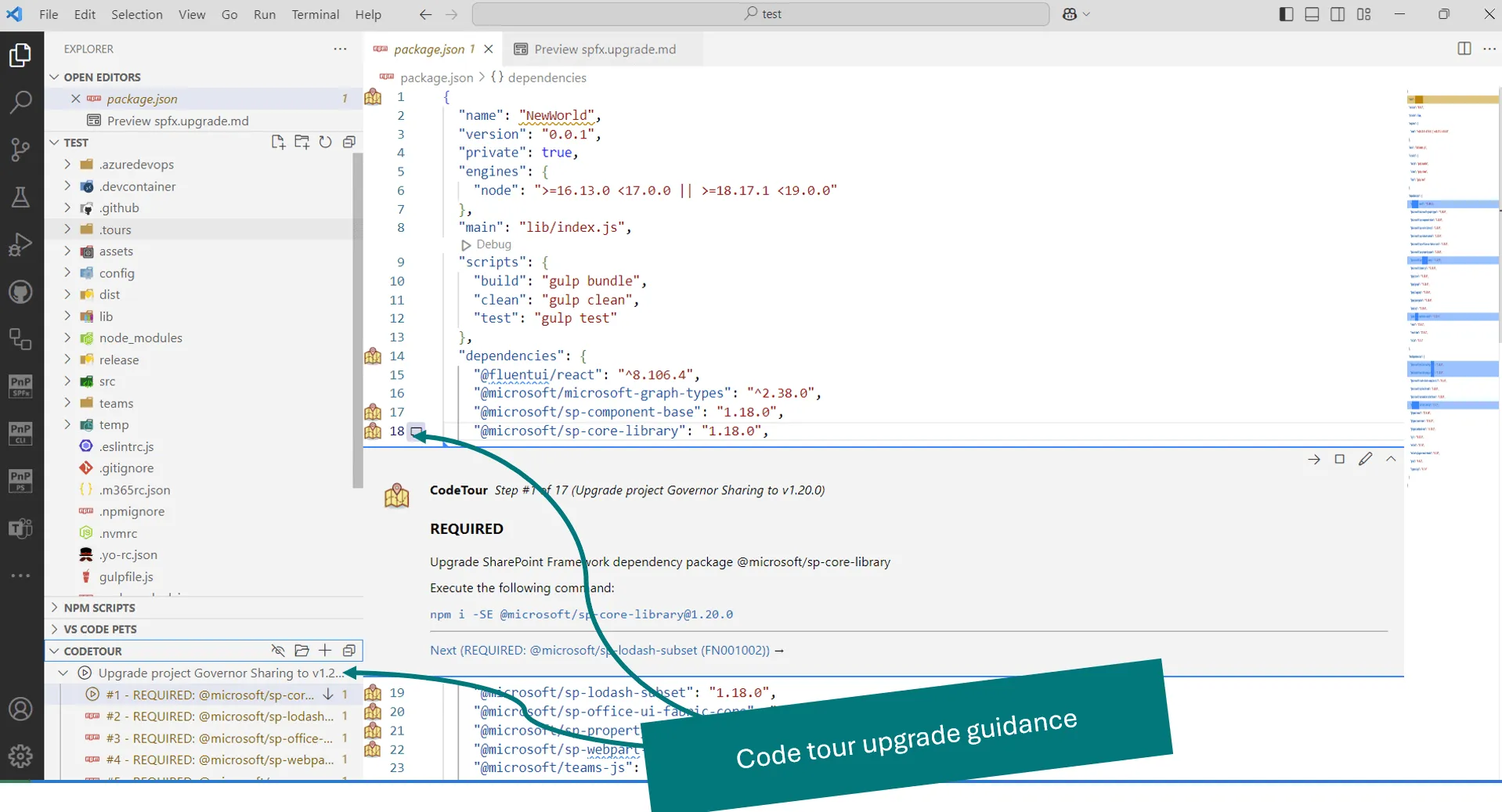 code-tour-upgrade-guidance