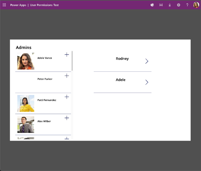Test the people picker as the user. Test the people picker as the user.